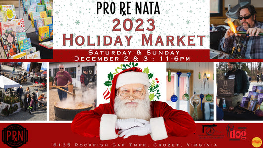See you at the Holiday Market this Weekend - Pro Re Nata Farm Brewery Dec, 2 & 3
